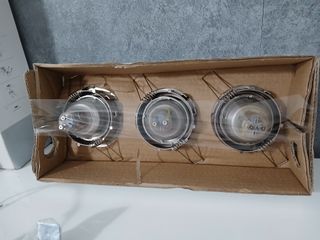 Lotto 3 Faretti Incasso GU10 Inspire Argento