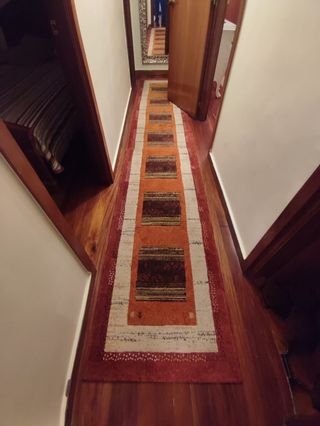 Alfombra de pasillo de lana