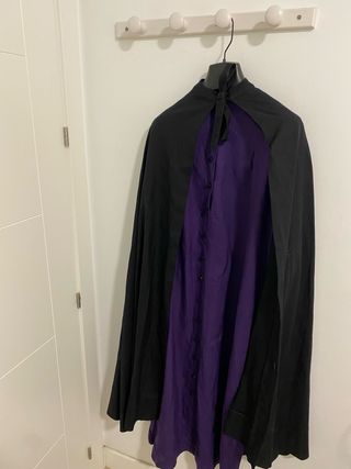 Túnica Nazareno Morada con Capa Negra