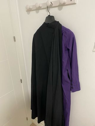 Túnica Nazareno Morada con Capa Negra