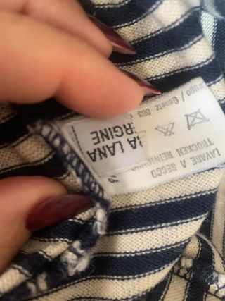 Gilet lana Iceberg righe rosse stelle