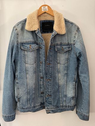 Cazadora vaquera Zara con forro de borreguito