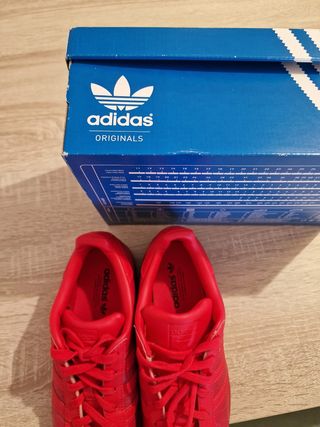 Adidas Superstar Mujer Talla 37 Rojas