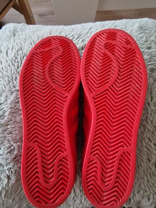 Adidas Superstar Mujer Talla 37 Rojas