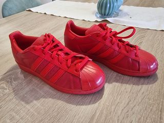 Adidas Superstar Mujer Talla 37 Rojas
