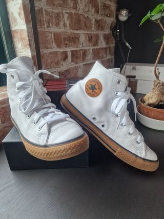 Botines Converse All Star Piel Talla 37.5