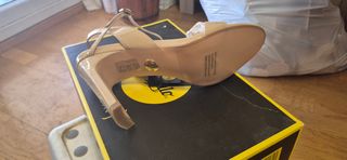 Sandalias de tacón Buffalo Beige T39