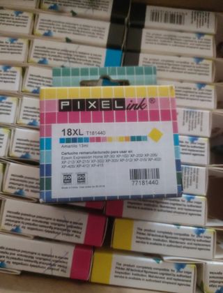 Cartuchos Tinta Epson 18/18XL Amarillo, Cyan, Negr