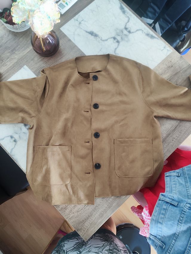 Parka Beige Mujer Nueva