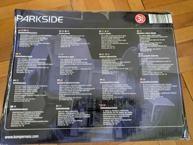 Molatrice a disco doppio PARKSIDE