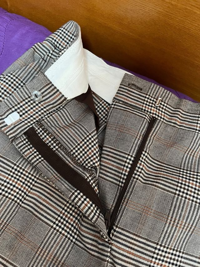 Pantalones de vestir a cuadros