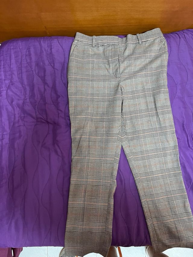 Pantalones de vestir a cuadros