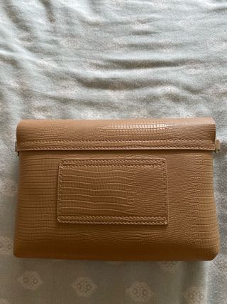 Bolso/riñonera beige y marrón