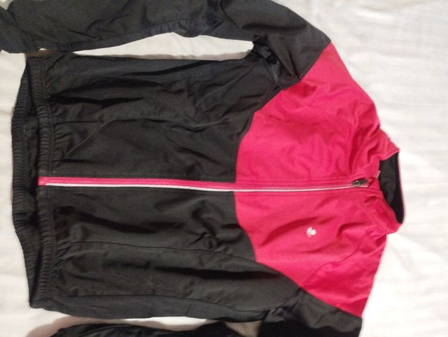 Chaqueta Ciclismo Invierno roja y negra