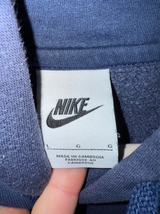Sudadera Nike Logo Azul