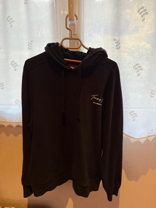 Sudadera Tommy Hilfiger Negra Hombre