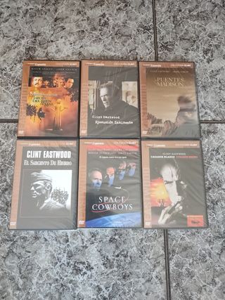 Colección 6 Películas DVD Clint Eastwood