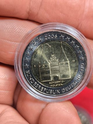 Lote 5 Monedas 2 Euros Alemania 2006 Holstein
