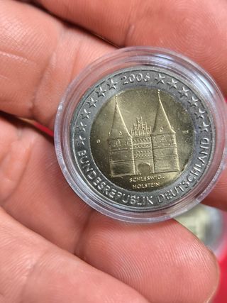 Lote 5 Monedas 2 Euros Alemania 2006 Holstein