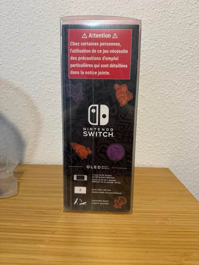 Switch OLED Edición Pokémon Escarlata (NUEVA)