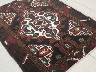 Tappeto afgano Turkmen 73x53 cm lana