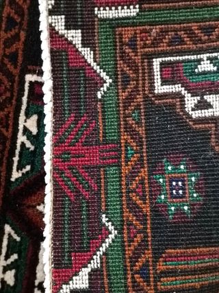 Tappeto afgano Turkmen 73x53 cm lana