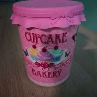 Barattolo vintage Cupcake Bakery rosa
