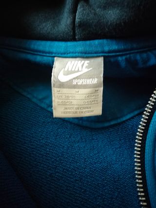 Felpa Nike con cappuccio uomo blu taglia M