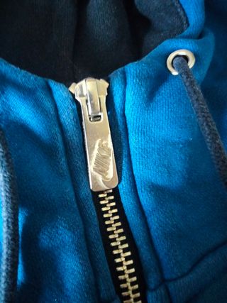 Felpa Nike con cappuccio uomo blu taglia M