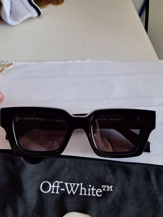 Gafas de sol Off-White negras y grises p