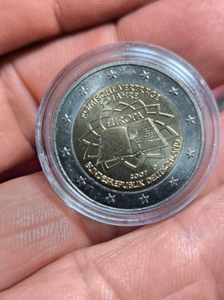 Lote 5 Monedas 2 Euros Tratado Roma Alemania
