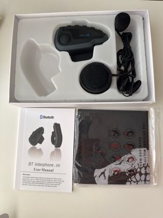 Intercomunicador Bluetooth Moto. 
BT Interphone_V8