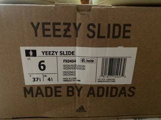 Chanclas Yeezy Slide Adidas Amarillas Talla 37