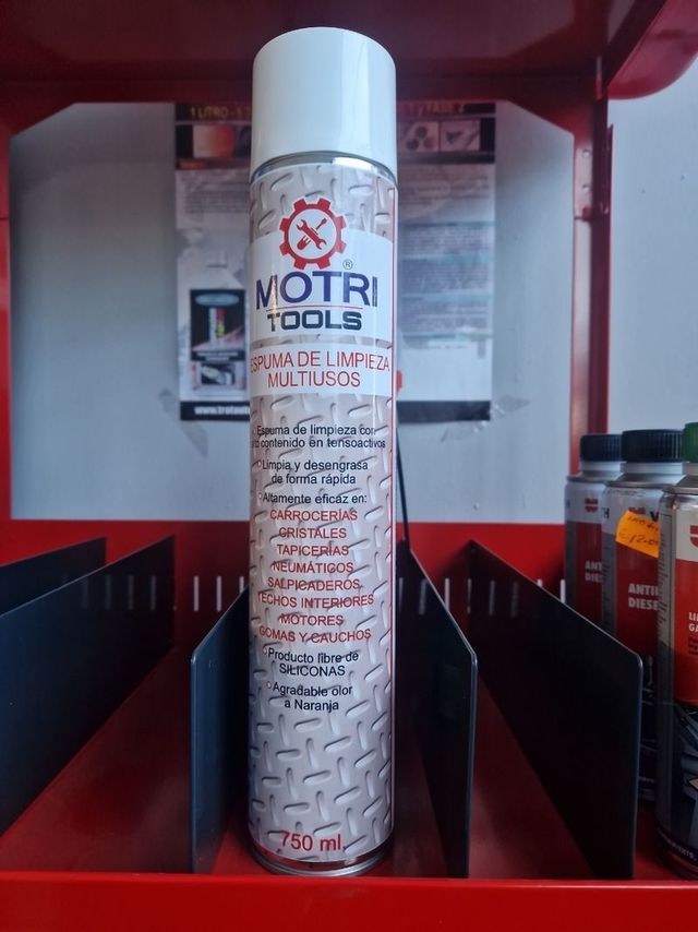 espuma de limpieza multiusos tapicería motor