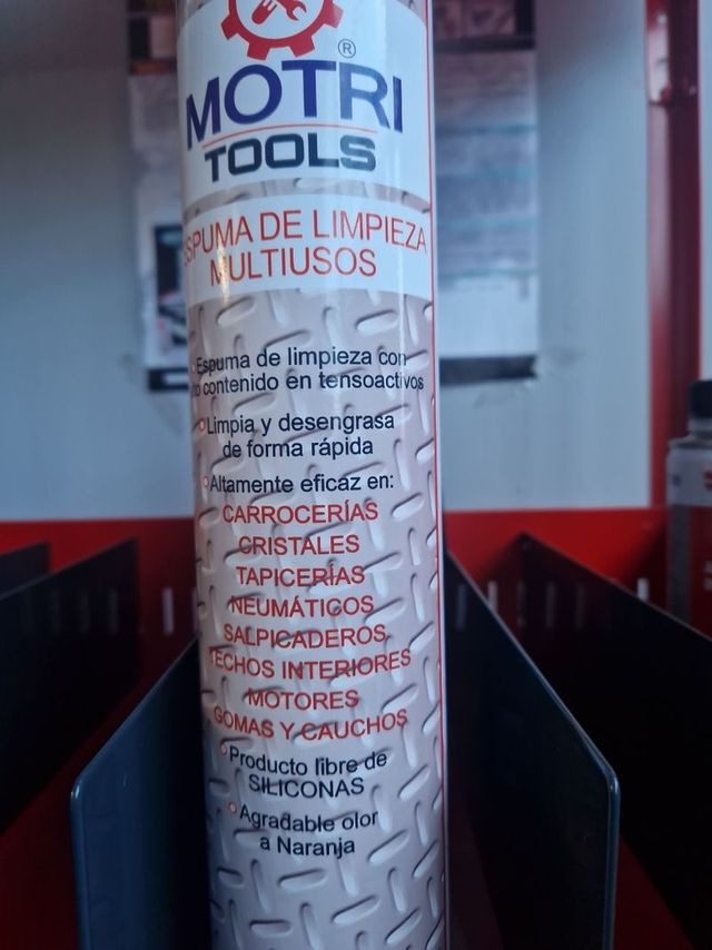 espuma de limpieza multiusos tapicería motor