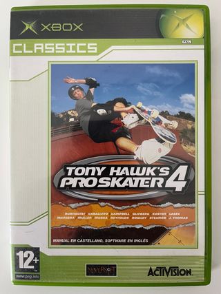 Tony Hawk's Pro Skater 4 con Manual Xbox