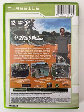 Tony Hawk's Pro Skater 4 con Manual Xbox