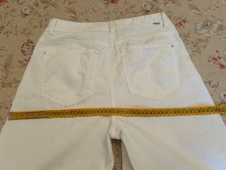 Pantalón Morgan Blanco Talla 38 con Pedrería