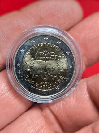 Moneda 2 Euros Tratado Roma 2007