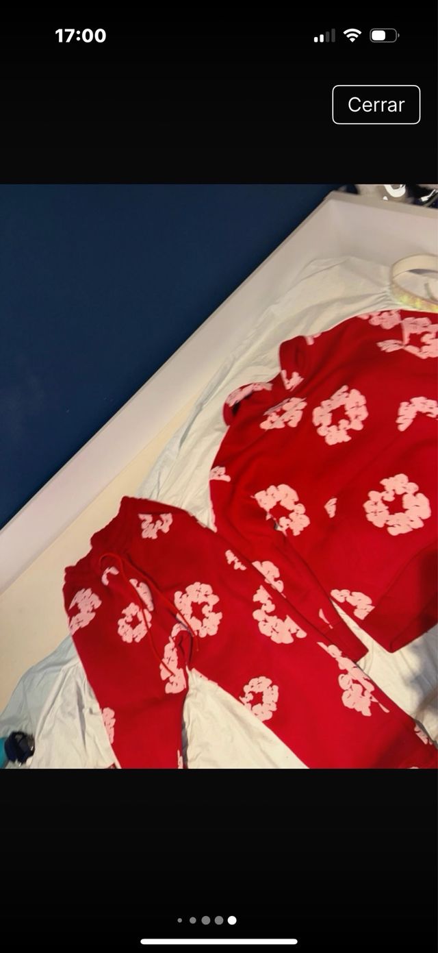 Conjunto Denim Tears Chandal Rojo