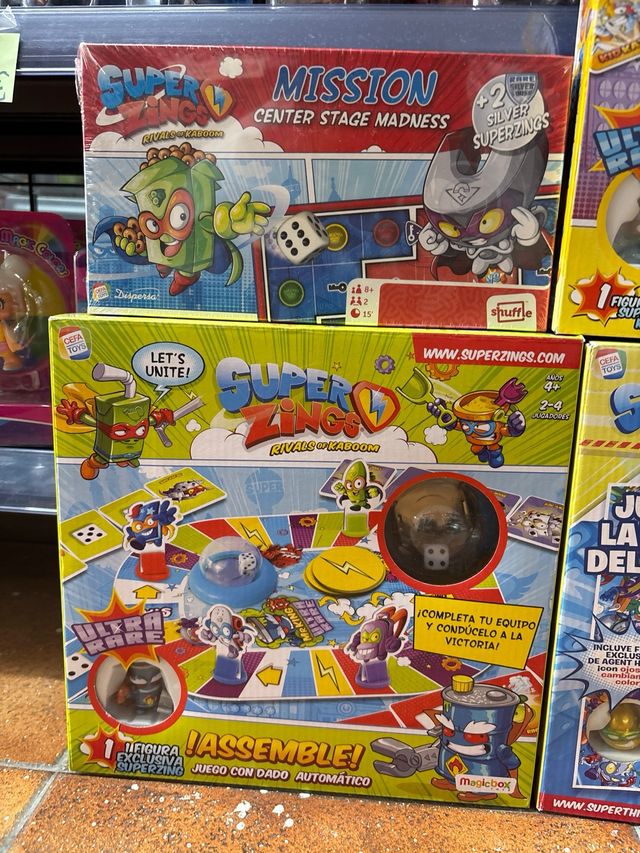 Lote Juegos de Mesa Superthings y Superzings