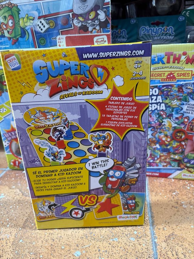 Lote Juegos de Mesa Superthings y Superzings