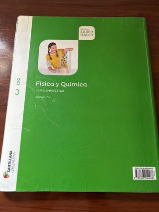 Libro de texto física y química 3° eso santillana