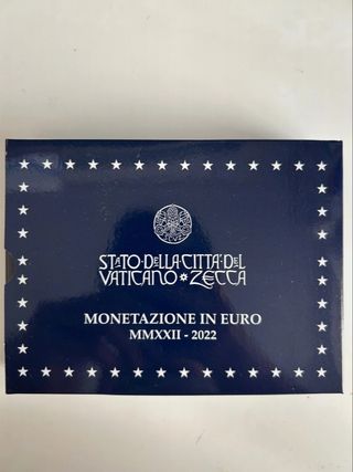 Vaticano Set Divisionale 2022 2€ + 20€ Plata Proof