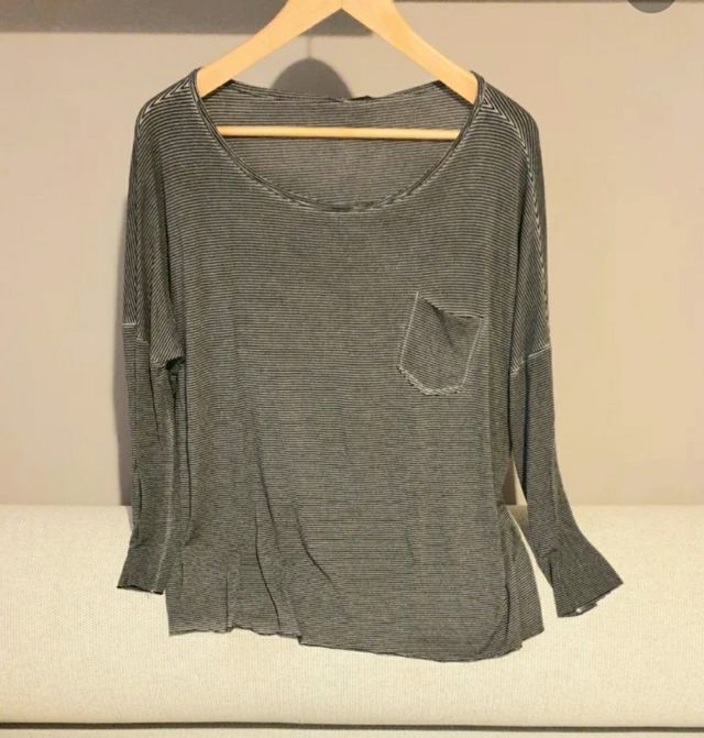 Camiseta de rayas manga larga