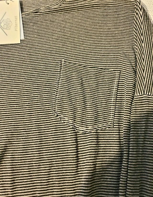 Camiseta de rayas manga larga