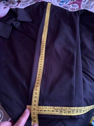 Gabardina Zara Man Negra Hombre