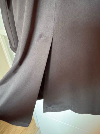 Gabardina Zara Man Negra Hombre