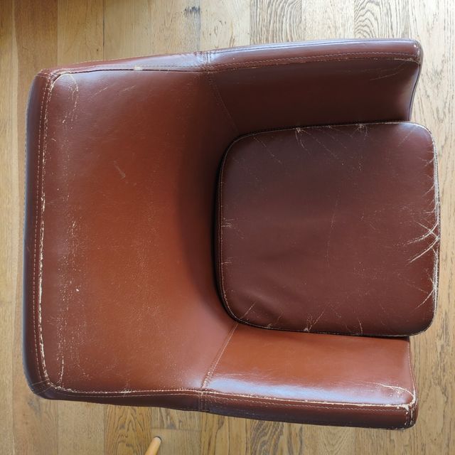 Sillas Comedor Piel Sintética Marrón