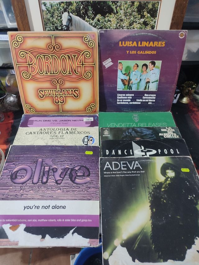 Lotto 26 Vinili: Bordon 4, Luisa Linares, Olive, A